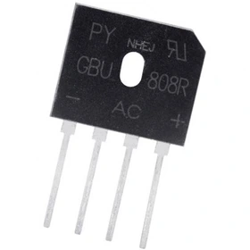 پل دیود 8A-800V تخت شانه ای GBU808R تایوانی